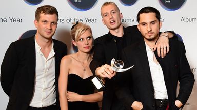 Wolf Alice - Joff Oddie, Ellie Rowsell, Theo Ellis and Joel Amey - won the 2018 Hyundai Mercury Music Prize